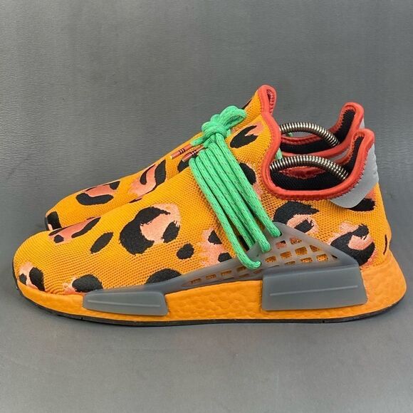 adidas x Pharrell NMD Hu 'Animal Print' sneaker shoes mens size 9.5 - Picture 3 of 9